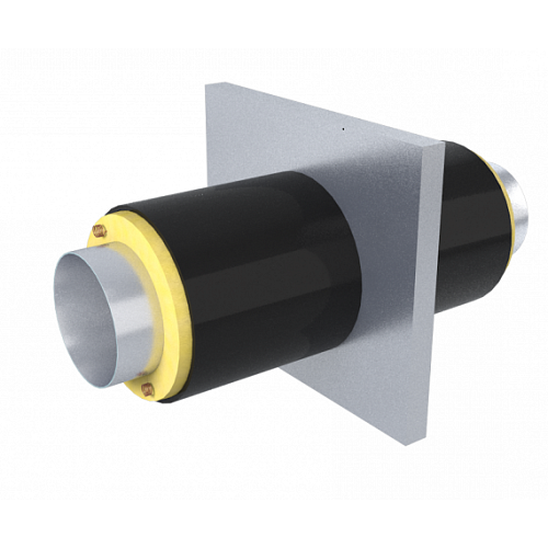 Опора неподвижная ППУ вариант Б тип 1 Ст3сп 26,8х3,2х225х16х1100х125х400 мм ГОСТ 3262-75