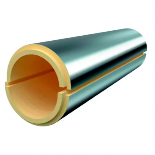 Скорлупа ППУ фольгированная для прямых участков 32х68 мм в Казани
